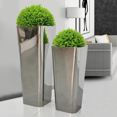 China High Rust Resistance Stainless Steel Gardening Flowerpot for sale
