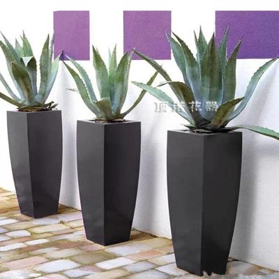 China Easy To Clean Stainless Steel Flowerpot Customization for sale