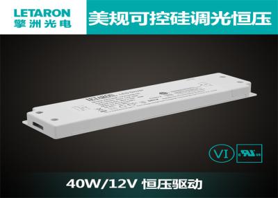 China Output Power 40W ETL Dimmable LED Driver For Bathroom Mirror Lighting for sale