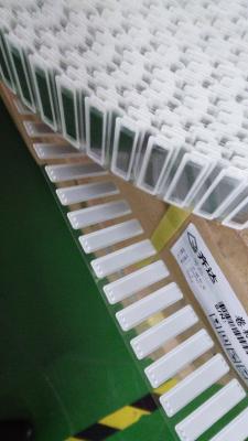 China Almacene las etiquetas antis suaves de la etiqueta 58KHz del hurto de Secutiry para la biblioteca, anchura de 10.8m m en venta