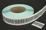 China Security Barcode EAS RF Label Ultra Thin Rolled 30mm x 33mm 8.2MHz for sale