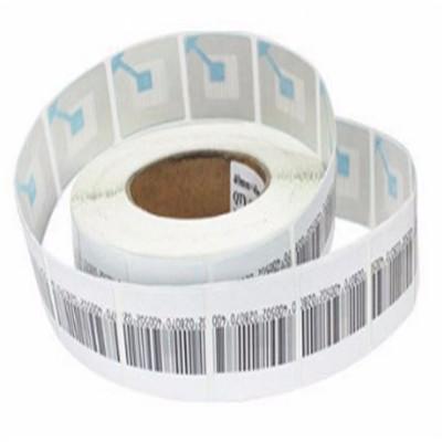 China 8.2MHz Anti Theft Supermarket RF Soft Label For Clothing 45 * 10.8mm for sale