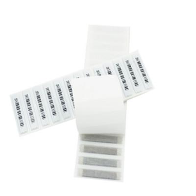 China Etiqueta de hurto en tiendas anti suave adhesiva segura con el paño modificado para requisitos particulares impresión del dr en venta