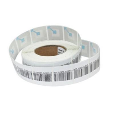 China Professional EAS RF Sensor Sticker Ink Tag / 8.2MHZ Security Labels 45 * 10.8mm for sale