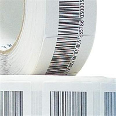 China Custom 8.2Mhz Paper 4*4 Seal Sticker EAS RF Label Anti Theft For Retail Store for sale