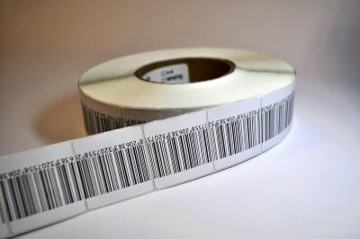 China 8.2MHz EAS RF Soft Label Rubber-Based For Supermarket / Store for sale