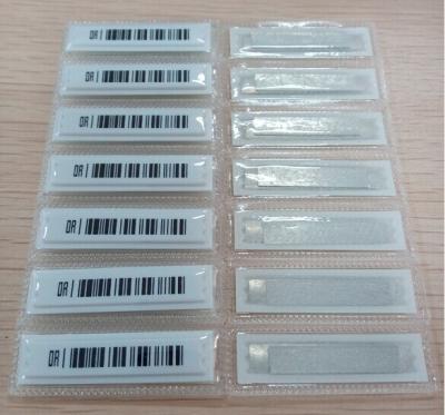 China Waterproof Thermal Barcode Labels 58kHz AM EAS Soft Security Label for sale