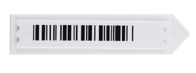 China Anti etiquetas de código de barras impressas etiqueta de roubo em lojas do Dr. da inserção, comprimento da etiqueta de 45mm à venda