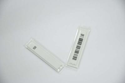 China Etiquetas impressas do código de barras de EAS delicado durável com comprimento de 45mm, largura de 10.8mm à venda