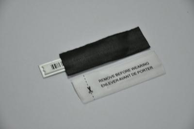 China 58kHz EAS Security AM Label Cloth Tag Adhesive Custom Barcode Labels for sale