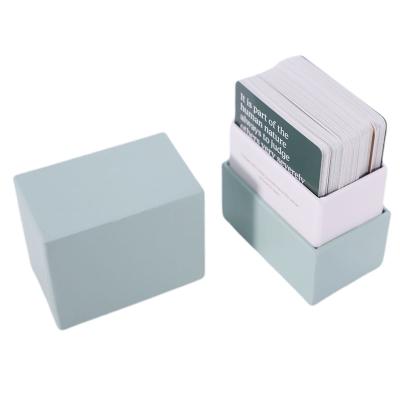 중국 280g Printable Game Cards ODM OEM Finish Flash Paper Playing Cards With Deck Box 판매용