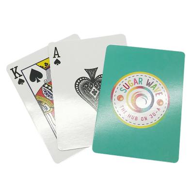 China 54 cartões de jogo padrão do costume do tamanho do pôquer dos PCes com 2 palhaços à venda