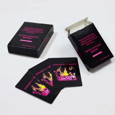 China custom design cool drunk desires card game adult party card games do or dare wholesale premium girls night cards games en venta