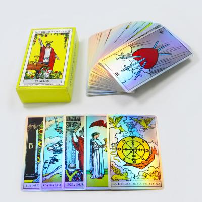 China Wholesale Hot Selling Custom Oracle Tarot Cards Printing Laser Playing Game Cards With Booklet for sale