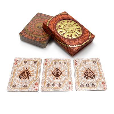 China Custom Hot Sell Playing Card Design Own Logo Artistic Pattern Quality Paper Playing Cards Card Game In Box for sale