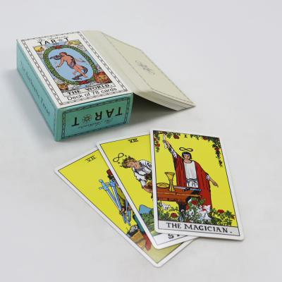 China Customized Oracle Tarot Cards with Guidebook in Grid Box CMYK 4 Color Offset Printing for sale