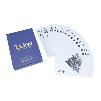 China Yuhua Waterproof Plastic Playing Cards CMYK PMS Colors for sale