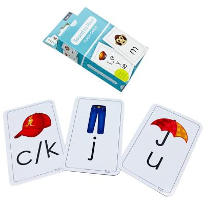 China 350 Gsm Artpaper Alphabet Learning Cards With Hanger for sale