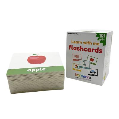 China Recycled Learning Flash Cards CDR PSD Design For Children Word Education for sale