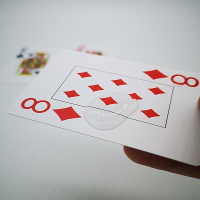 China cartões plásticos do Pvc de 100 por cento, cartões plásticos feitos sob encomenda impermeáveis do pôquer à venda