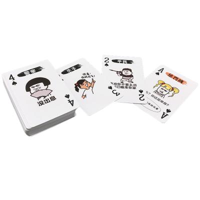 China PDF CDR Printable Game Cards , 63*88mm Emoji Playing Cards for sale