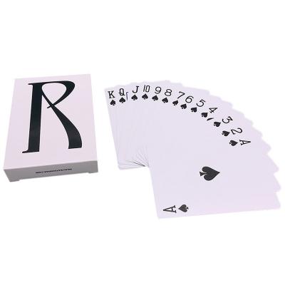 중국 Custom playing cards high quality deck of alphbet playing cards 판매용