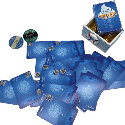 China playing cards professional customization game card blue color for sale