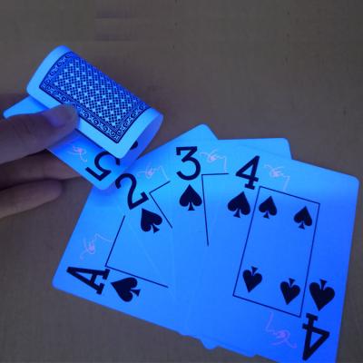 Chine Anti fausses cartes de jeu de casino, paquet en plastique de casino de tisonnier de joker à vendre