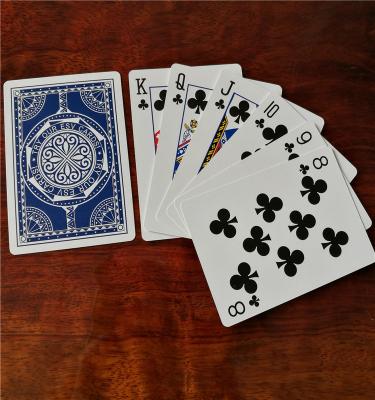 Китай OEM лакируя заканчивая игральные карты казино оба бортовых полных цвета напечатали продается