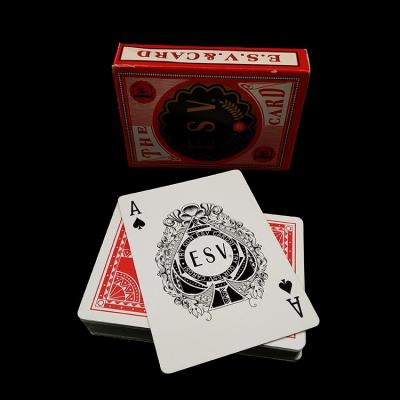 Κίνα κάρτες παιχνιδιού χαρτοπαικτικών λεσχών 0.3mm, εξατομικευμένες κάρτες παιχνιδιού διαμαντιών πίσω προς πώληση