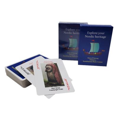 중국 CMYK Color Custom Playing Cards With Multiple Photos Round Corner Finishing 판매용