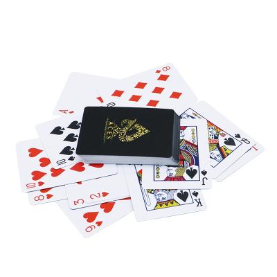 China Custom Printed Waterproof Plastic Playing Cards PVC Poker Card for sale