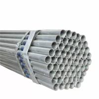 Quality Round Galvanised Steel Tube 20mm - 508mm Outer Diameter Hot Dip Galvanized Pipe for sale