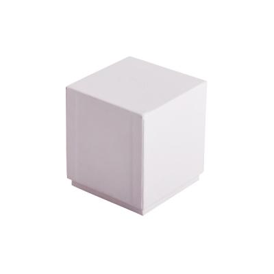 China 2mm Square Scented Candle Packaging Box White Art Paper Embossing for sale
