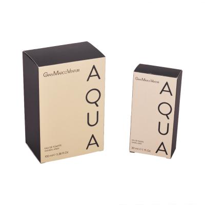 Chine Art Paper Rectangle Packaging Box, boîte de luxe de parfum avec l'insertion claire de PVC à vendre