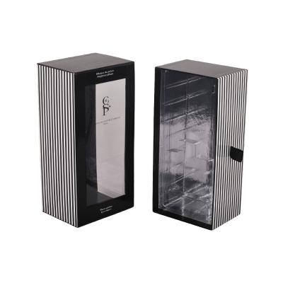China Drawer Type Perfume Packing Box SBS Paper Material With Clear Window for sale