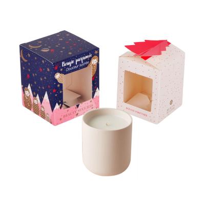 China 350G Art Paper Candle Packaging Box 1mm With Matte Lamination for sale