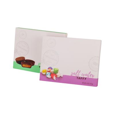 Chine Type scellé matériel de papier enduit de empaquetage d'extrémité de boîte à truffe de chocolat à vendre