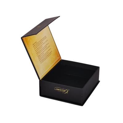 China Black Hard Cardboard Wig Box Magnetic CMYK Printing Multipurpose for sale