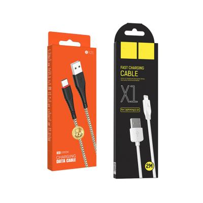 China 350g Coated Paper USB Cable Box With Paper Hanger 8x2x12cm Size for sale