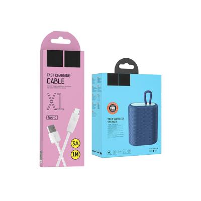 China CMYK Color Electronics Cardboard Box , USB Data Cable Box SBS 250gsm 300gsm for sale
