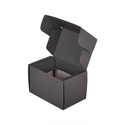 China Black Eco Friendly Corrugated Paper Mailer Box Packaging Candle Shipping for sale