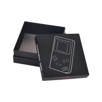 Κίνα Black Cardboard Electronics Paper Box Packaging Games Console With Lids And Bottom προς πώληση