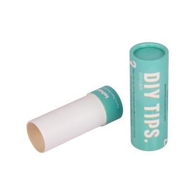 China Impresión de offset verde Papel de cartón tubo cilindro embalaje regalo Eco - amigable en venta