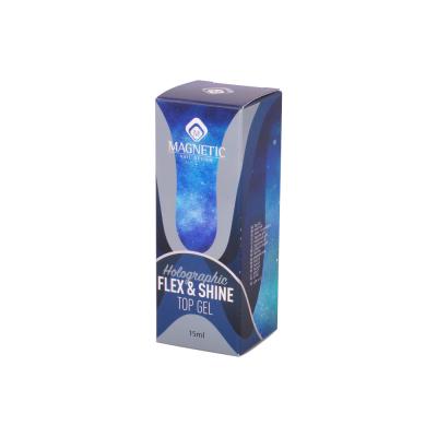 China Caixa de embalagem cosmética de papel azul Bio - Degradável para pasta de dentes à venda