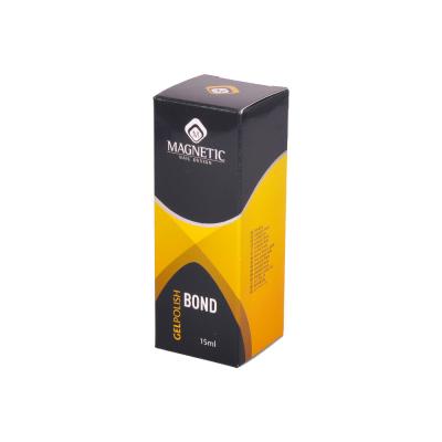 중국 Folding Yellow Nail Polish Oil Paper Boxes Packaging For Cosmetic Product 판매용