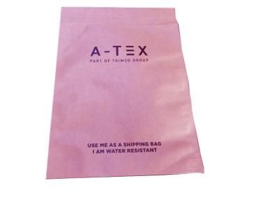 China Water Resistant 120gsm Kraft Paper Mailing Bags with 6cm Bottom gusset for sale