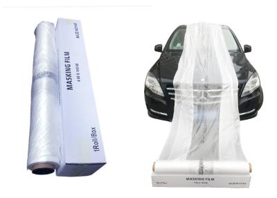 China 5m 8 Micron Auto Paint Masking Film prevent over spray for car for sale