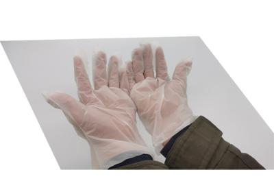 China Ivory White Compostable Food Prep Gloves ASTM D6400 For Food Handling for sale