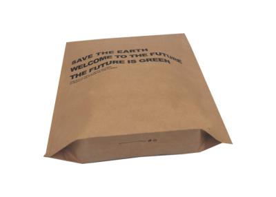 China Double Adheisve FSC Paper Mailing Bags With Bottom Gusset 80mm for sale